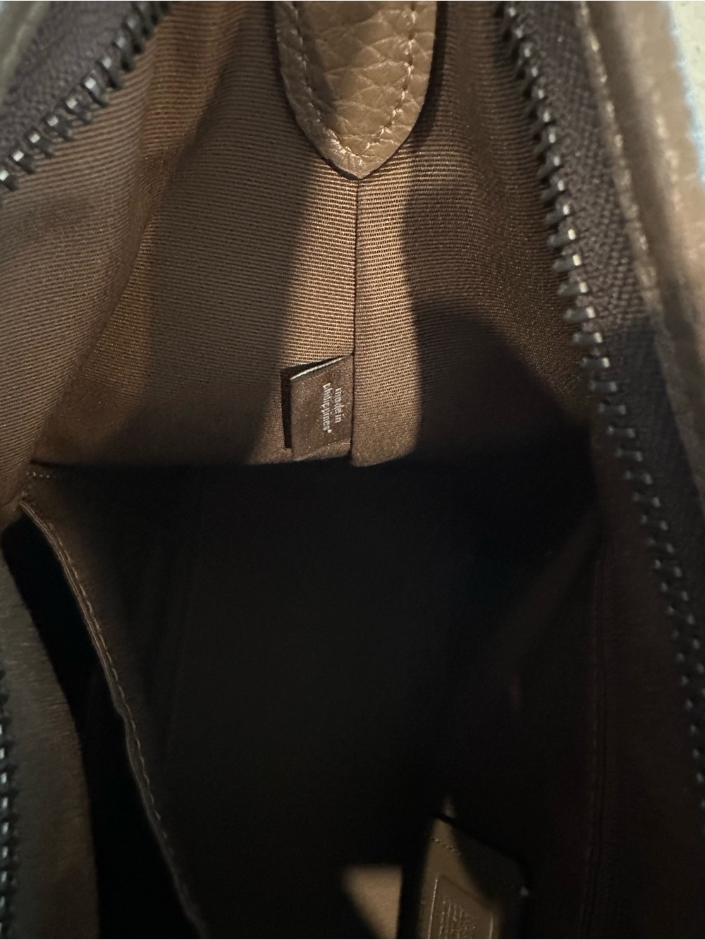 Coach Laurel shoulder bag in Dark Stone with gunmetal accents - Picture 9 of 11
